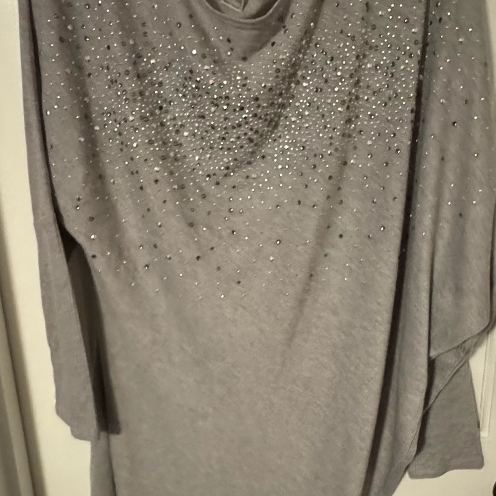 VENUS Gray Sparkle Sweater